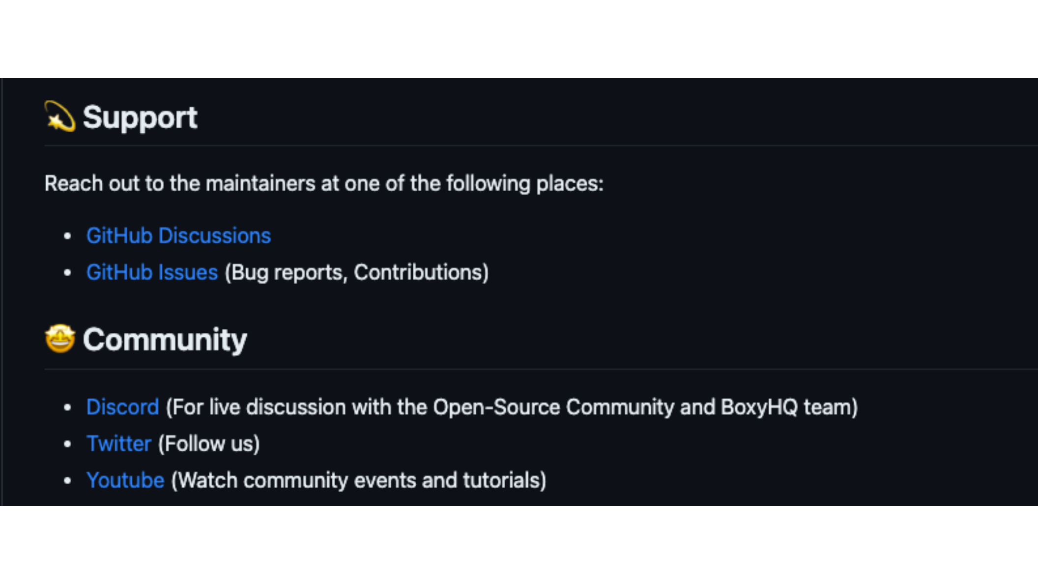 GitHub communities