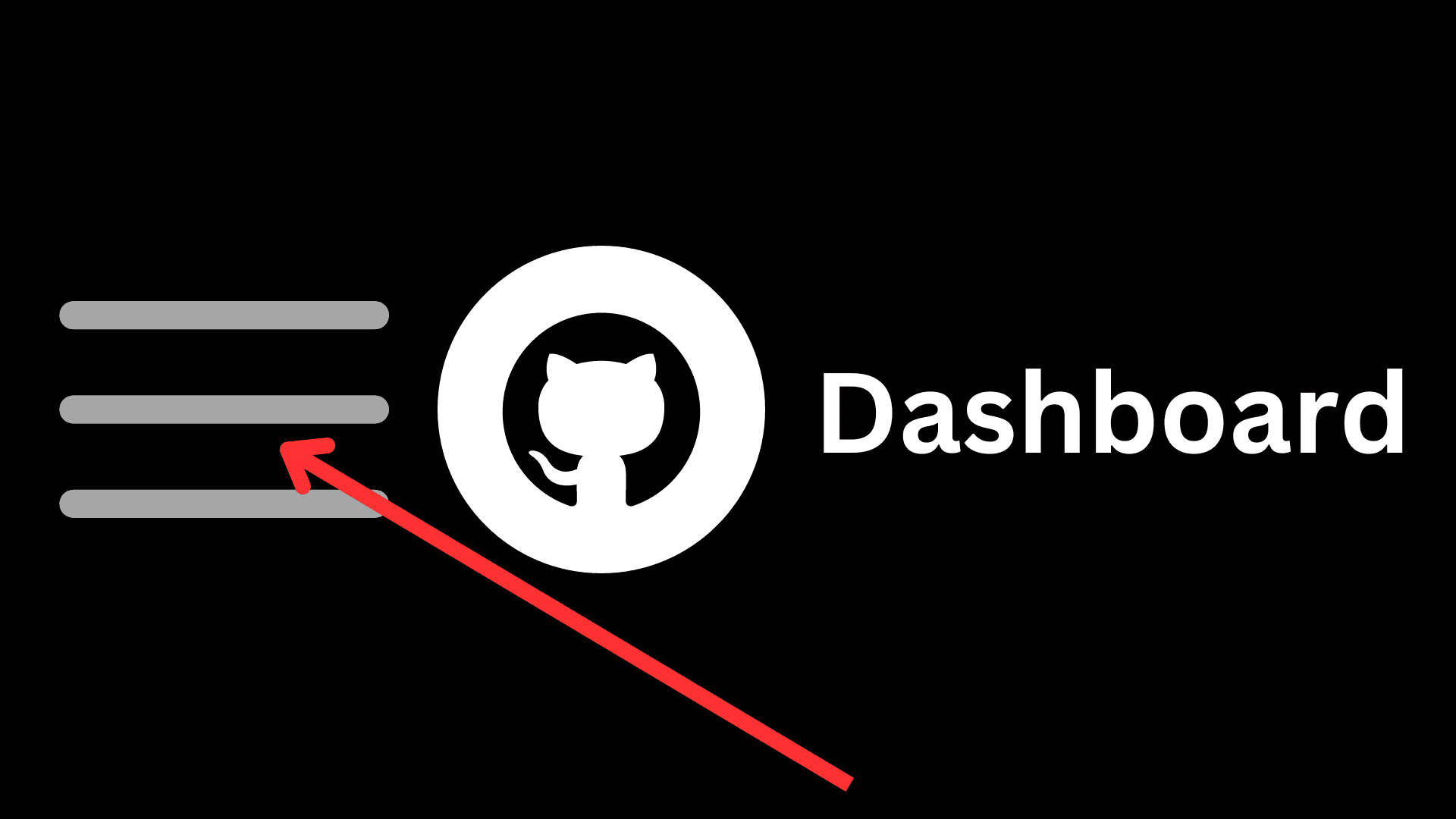 GitHub dashboard