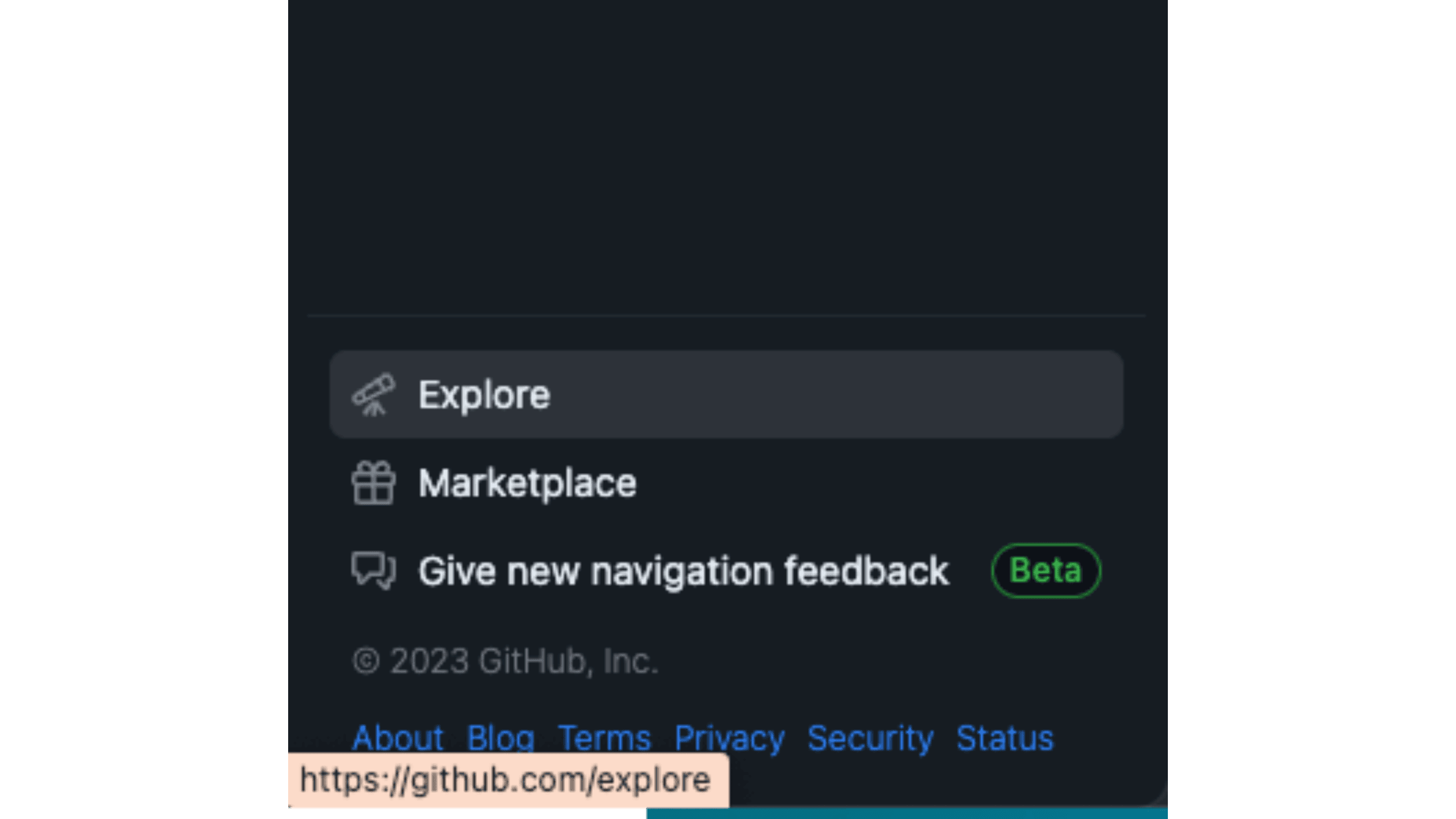 GitHub explore